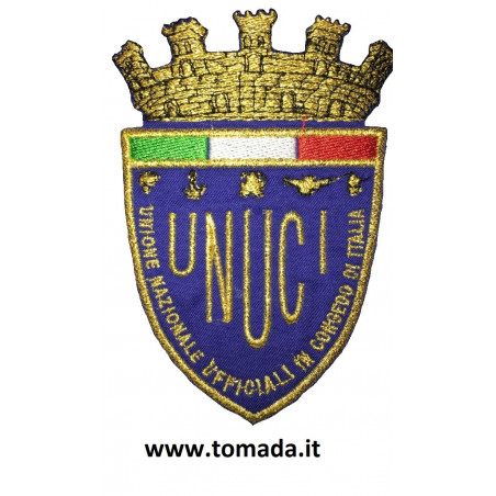 scudetto UNUCI unione nazionale ufficiali in congedo d'Italia