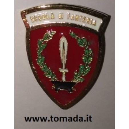 distintivo spilla scuola di fanteria esercito
