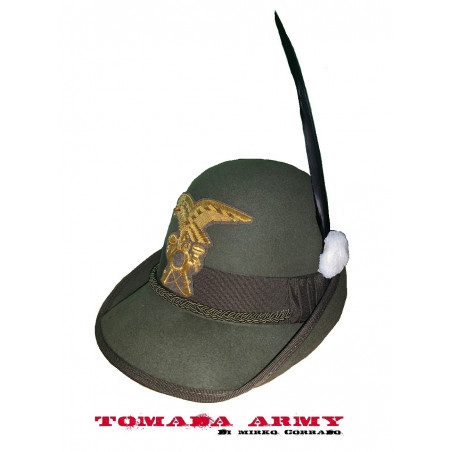 cappello alpino da ufficiale e sottufficiale fanteria alpina