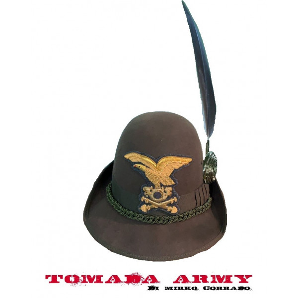 cappello alpino ufficiale e sottuficiale artiglieria alpina