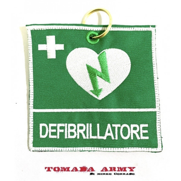 cartellino DAE defibrillatore